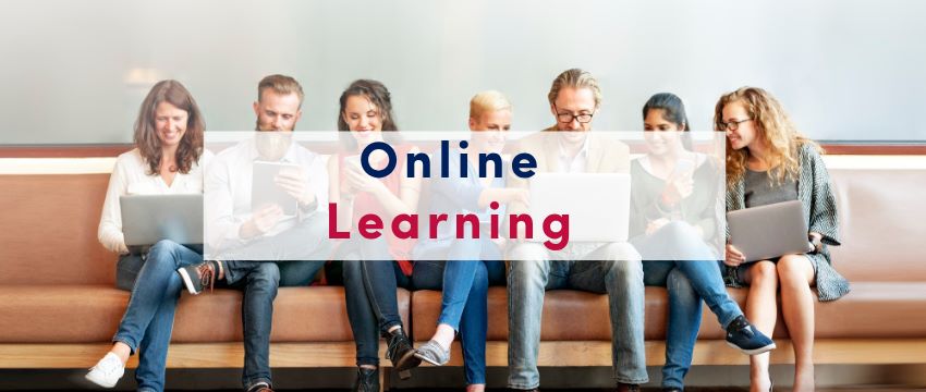 A group of people holding laptops, notebooks, and phone.